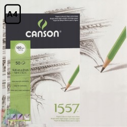 Outlet Szkicownik Canson A4 50 szt. 120/m2 Biały