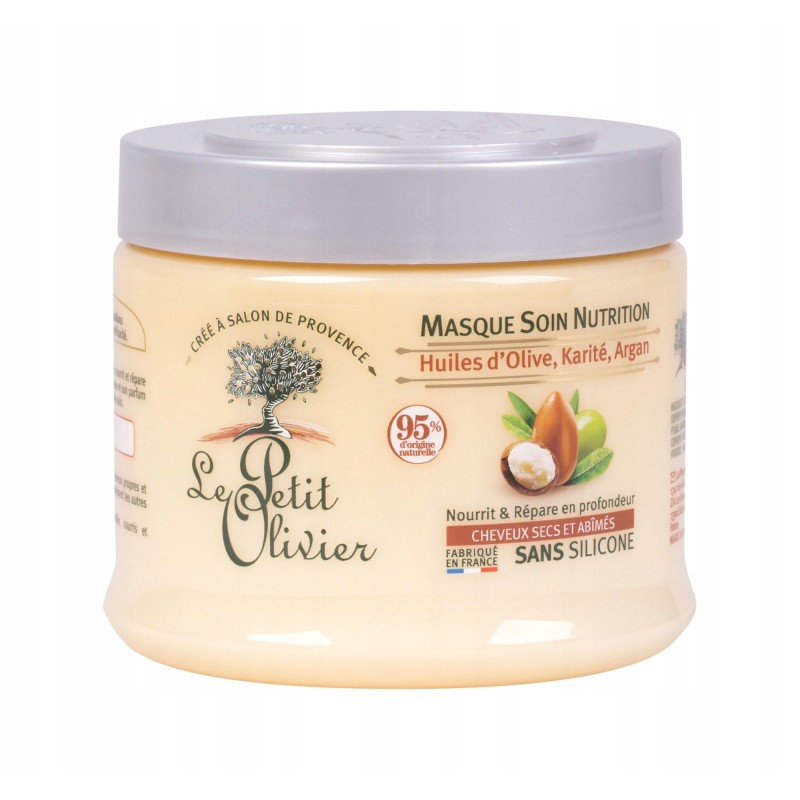 Le Petit Olive Shea & Argan Oils - Odżywcza Maska do Włosów 330 ml