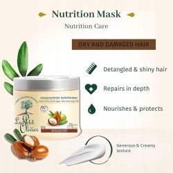 Le Petit Olive Shea & Argan Oils - Odżywcza Maska do Włosów 330 ml