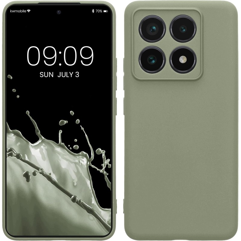Outlet kwmobile etui do Xiaomi 14T Pro silikonowe TPU matowe antypoślizgowe