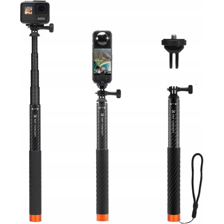 Outlet STATYW MONOPOD SELFIE STICK KIJEK K&F CONCEPT DO GO PRO CARBON 127CM