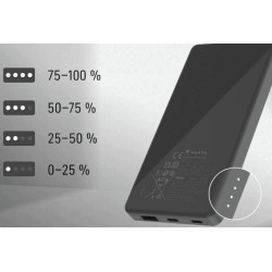 Outlet Powerbank Varta 20000 mAh 1x USB A i 2x USB 15W Szybkie ładowanie