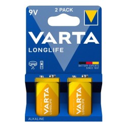 Outlet Bateria alkaliczna Varta Longlife 9V 6F22 2 szt.