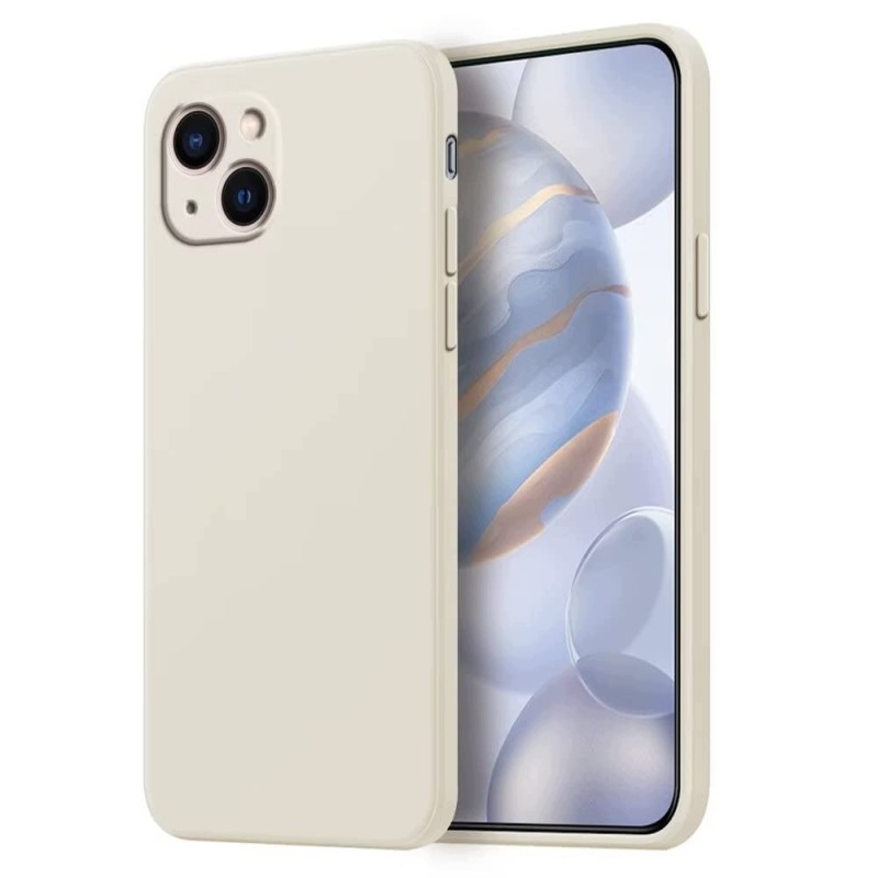 Outlet HONLEN etui iPhone 13 silikonowe antypoślizgowe TPU Antique White