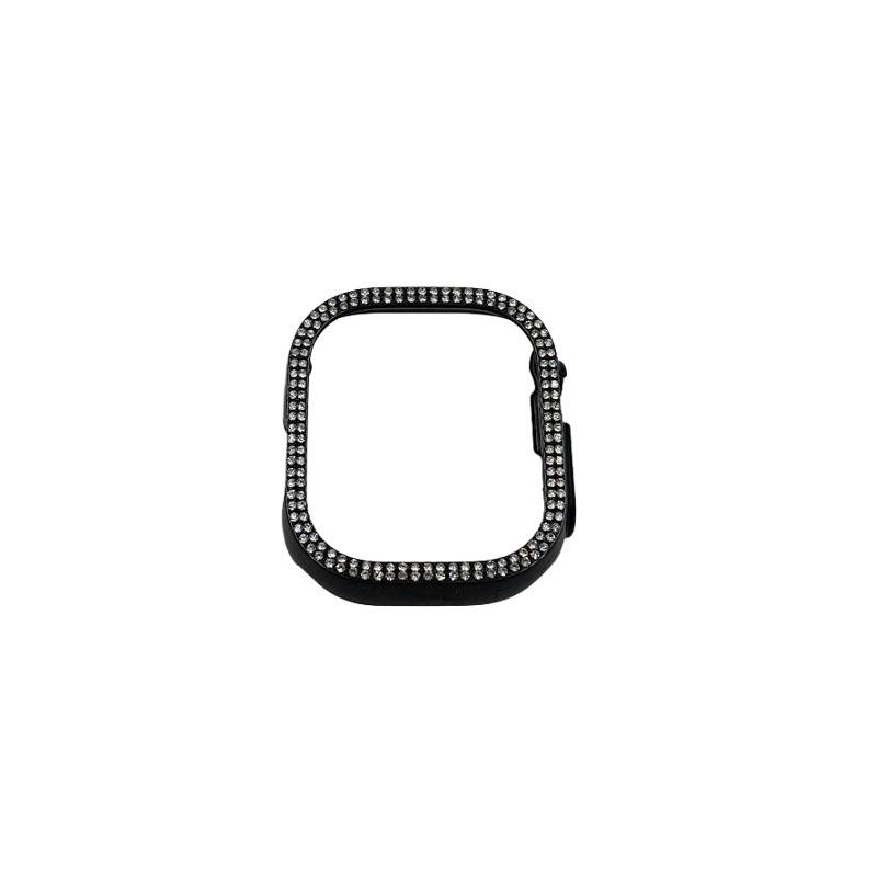 Outlet Etui z czarnymi cyrkoniami do Apple Watch Ultra 3/2 49 mm