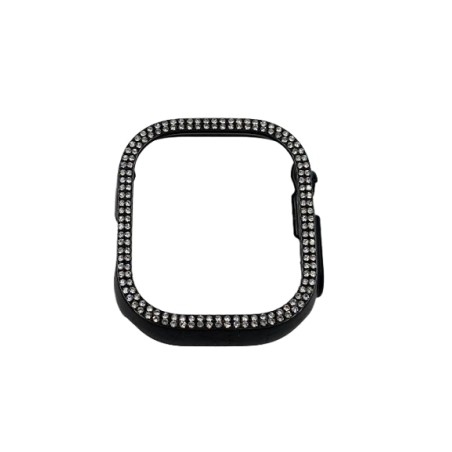 Outlet Etui z czarnymi cyrkoniami do Apple Watch Ultra 3/2 49 mm