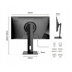 Outlet JAPANNEXT Monitor 23,8" IPS 4K UHD 3840 × 2160 60Hz 8 ms Czarny