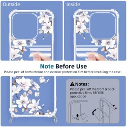 Outlet Yoedge etui z paskiem do Xiaomi Redmi Note 14 5G, przezroczyste w