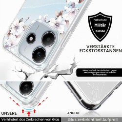 Outlet Yoedge etui z paskiem do Xiaomi Redmi Note 14 5G, przezroczyste w