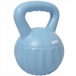 Outlet SPORTNOW Kettlebell 6 kg hantla do ćwiczeń w domu niebieski