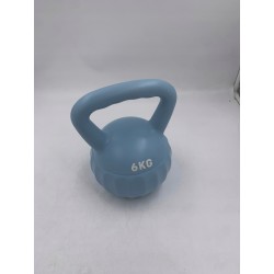 Outlet SPORTNOW Kettlebell 6 kg hantla do ćwiczeń w domu niebieski