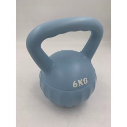 Outlet SPORTNOW Kettlebell 6 kg hantla do ćwiczeń w domu niebieski