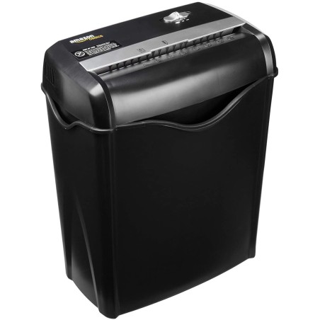 Outlet Amazon Basics Niszczarka do dokumentów 5-6 arkuszy Czarna