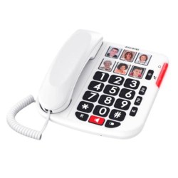 Outlet Alcatel TMAX 10+ telefon przewodowy dla seniora głośnomówiący biały