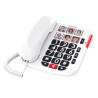 Outlet Alcatel TMAX 10+ telefon przewodowy dla seniora głośnomówiący biały