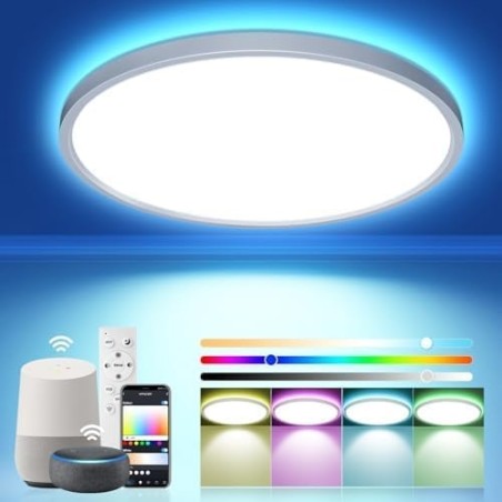 Outlet ORTEN Lampa Sufitowa LED RGB 36W Smart WiFi 30cm z pilotem