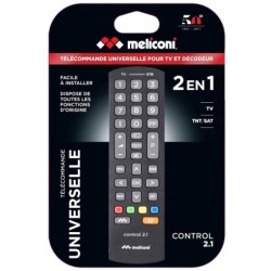 Pilot uniwersalny Meliconi Control 2.1 czarny