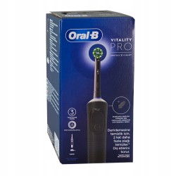 Outlet Szczoteczka elektryczna Oral-B Vitality Pro czarna 7600 obr/min OPIS