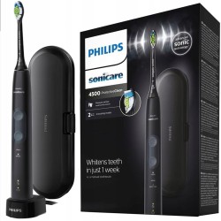 USZKODZONY Szczoteczka elektryczna Philips HX6830/53 czarna 62000 obr/min