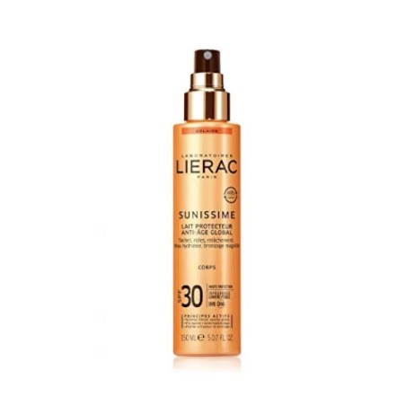 Outlet Lierac Zmiękczające mleczko do ciała SPF 30 Sunissime około 50ml