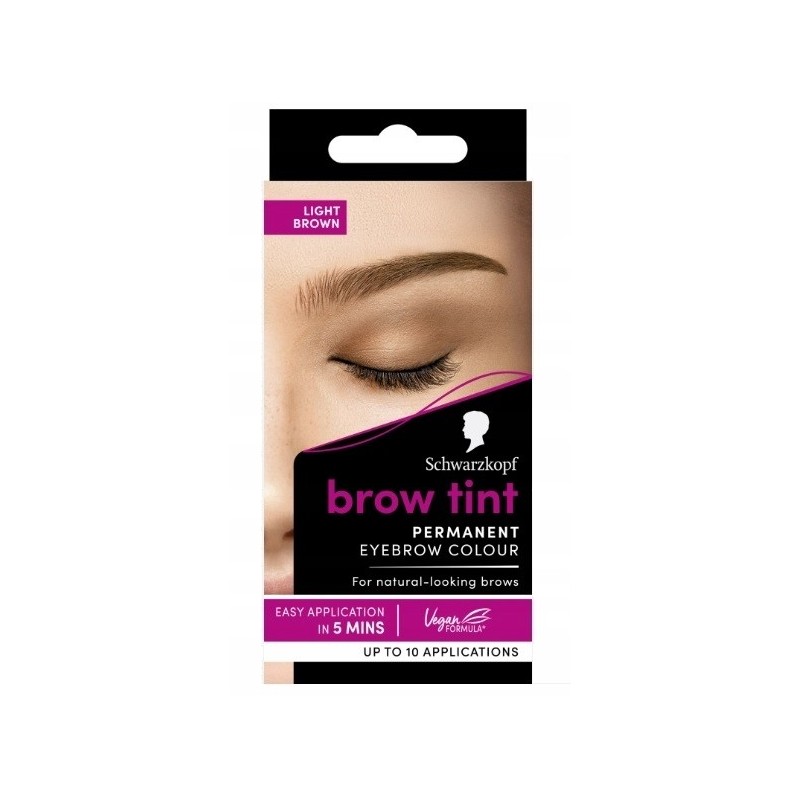 Outlet Schwarzkopf Brow Tint 5-1 Light Brown 17 ml farbka do brwi 42g