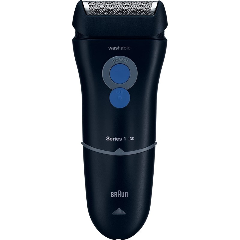 Outlet Golarka dla mężczyzn Braun 130 SERIES 1 czarny niebieski wodoodprona Outlet Golarka dla mężczyzn Braun 130 SERIES 1 czarny niebieski wodoodprona