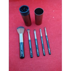Outlet ZESTAW TRAVEL SET LUVIA PĘDZLI DO MAKIJAŻU kawowy kolor 5szt. makeup