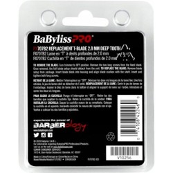 BaBylissPRO Zamiennik TBlade Deep Tooth FX707B2 grafitowy dla mężczyzn OPIS