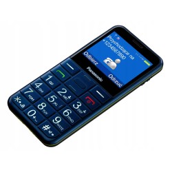 Outlet Telefon komórkowy Panasonic KX-TU155 64MB 2G niebieski dla seniorów