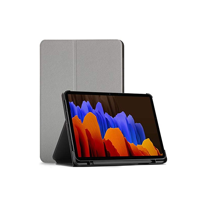 Outlet ETUI Z KLAPKĄ TABLET SAMSUNG GALAXY TAB S7+ 5G CASE SZARY SM-T970 Outlet ETUI Z KLAPKĄ TABLET SAMSUNG GALAXY TAB S7+ 5G CASE SZARY SM-T970