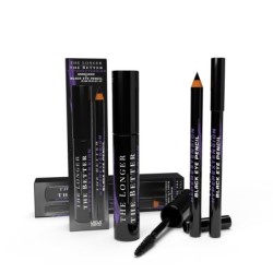 Outlet Layla Cosmetics ZESTAW tusz do rzęs + kredka do oczu BLACK OPIS