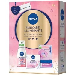 Outlet NIVEA Skincare zestaw dla kobiet krem+płyn+pomadka OPIS