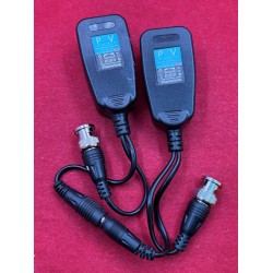Para pasywnych transceiverów CCTV BNC video balun zasilający konwerter RJ45