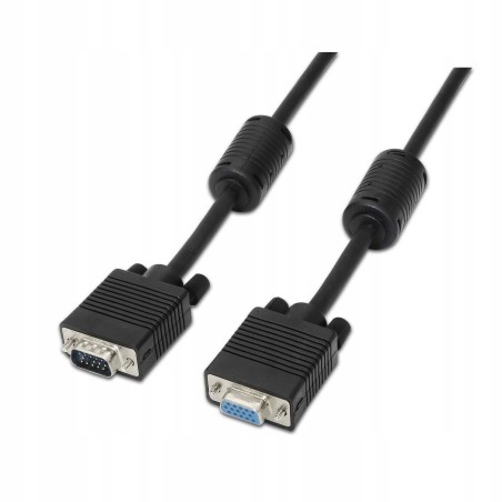Aisens kabel SVGA z Ferrit HDB15/żeński 3 m do monitorów/telewizorów