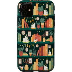 Etui na iPhone 11 Hygge Library Pokrowiec z motywem biblioteki i czytania