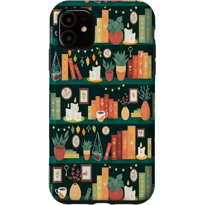 Etui na iPhone 11 Hygge Library Pokrowiec z motywem biblioteki i czytania Etui na iPhone 11 Hygge Library Pokrowiec z motywem biblioteki i czytania