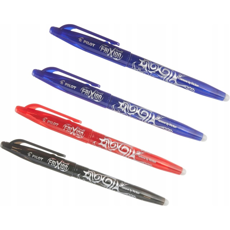PILOT FriXion Ball Wymazywalny długopis zestaw 4 sztuk wielokolorowy OPIS PILOT FriXion Ball Wymazywalny długopis zestaw 4 sztuk wielokolorowy OPIS