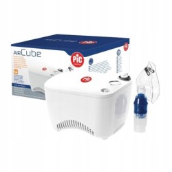 Outlet Inhalator tłokowy Pic Solution Air Cube biały 68 dB + akcesoria