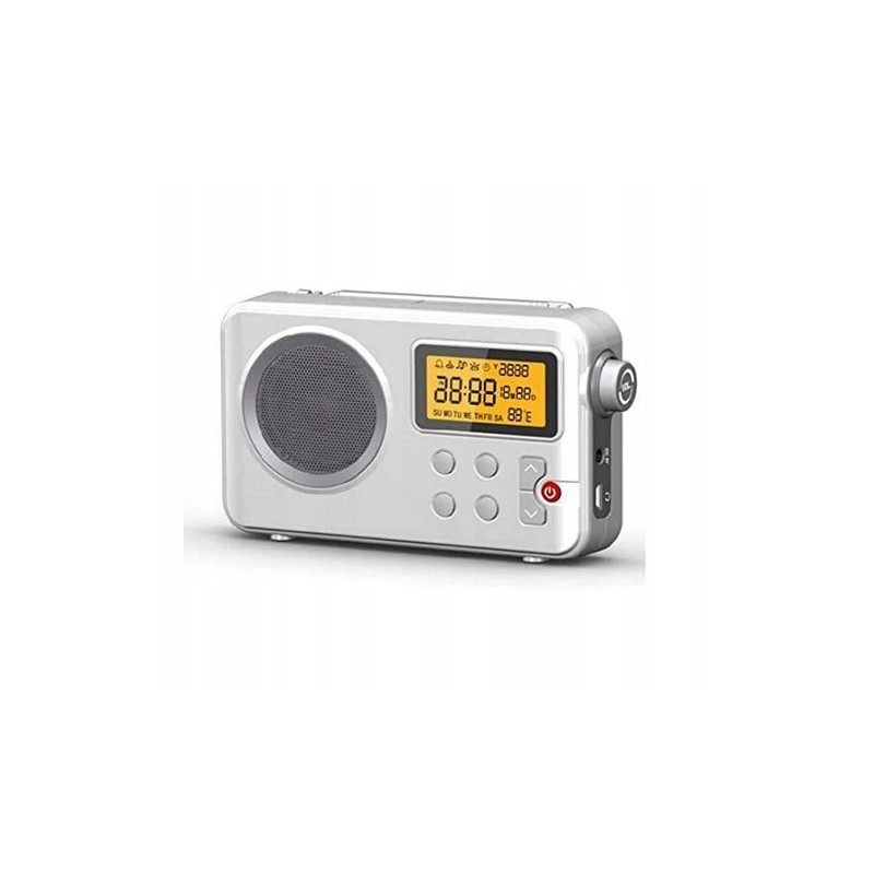 Outlet Radio sieciowe AM, FM NK NK-AB1904-FM białe z wyciąganą antenką LCD Outlet Radio sieciowe AM, FM NK NK-AB1904-FM białe z wyciąganą antenką LCD