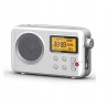 Outlet Radio sieciowe AM, FM NK NK-AB1904-FM białe z wyciąganą antenką LCD