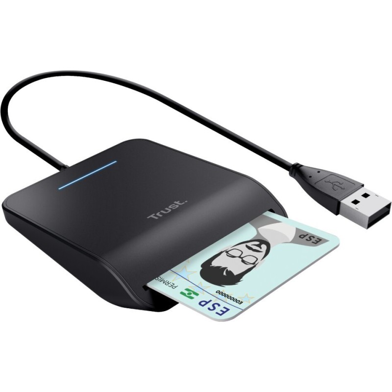 Trust Primo czytnik do kart chipowych Wewnątrz Czarny CardBus+USB 2.0 Trust Primo czytnik do kart chipowych Wewnątrz Czarny CardBus+USB 2.0
