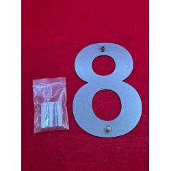 Nanlyiau Numer domu/na drzwi z nierdzewnej stali 304 6 cali/15,3 cm cyfra 8