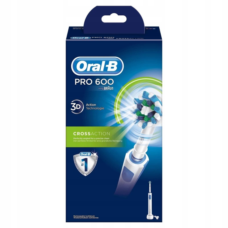 Outlet Procter Gamble Oral-B Pro 600 CrossAction automatyczna OPIS