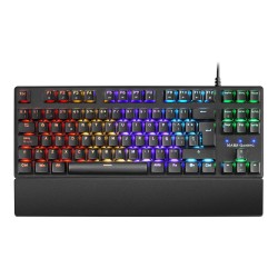 Outlet Klawiatura mechaniczna MKXTKLBES układ hiszpański switch blue