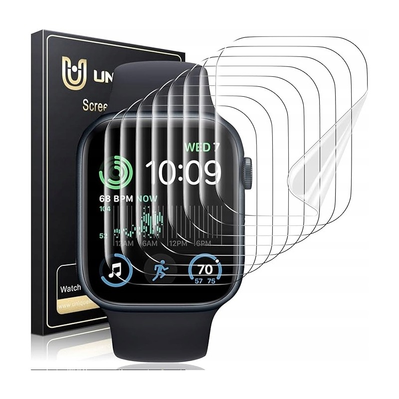 Outlet Zestaw szkiełek ochronncyh do Apple Watch Series SE2/SE/6/5/4 8szt.
