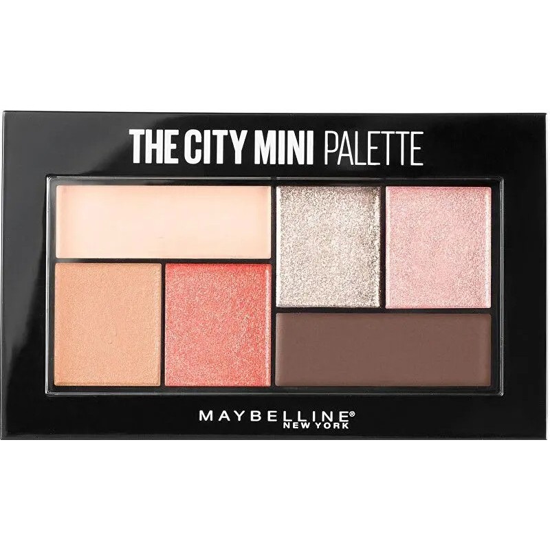 Outlet Paleta cieni Maybelline The City Mini 6 g Prasowane matowe OPIS