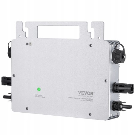 Outlet VEVOR Solar Mikroinwerter 800W Wodoodporny Mikroinwerter Srebro OPIS