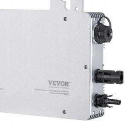 Outlet VEVOR Solar Mikroinwerter 800W Wodoodporny Mikroinwerter Srebro OPIS