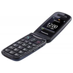 USZKODZONY Telefon komórkowy Panasonic KX-TU456 32 MB / 32 GB 2G niebieski