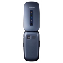 USZKODZONY Telefon komórkowy Panasonic KX-TU456 32 MB / 32 GB 2G niebieski
